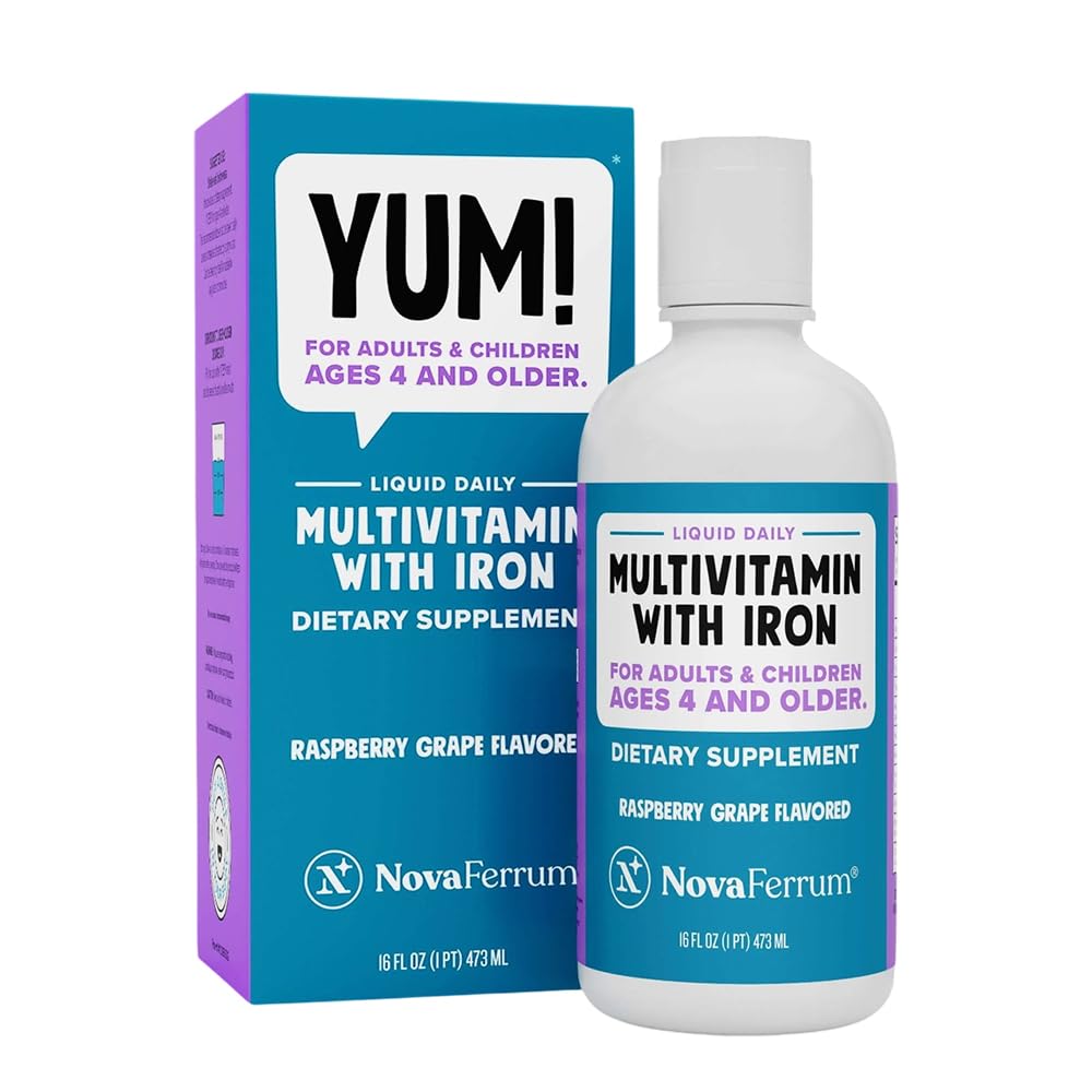 NovaFerrum envase frontal mostrando tamaño y sabor beneficioso para aceptación