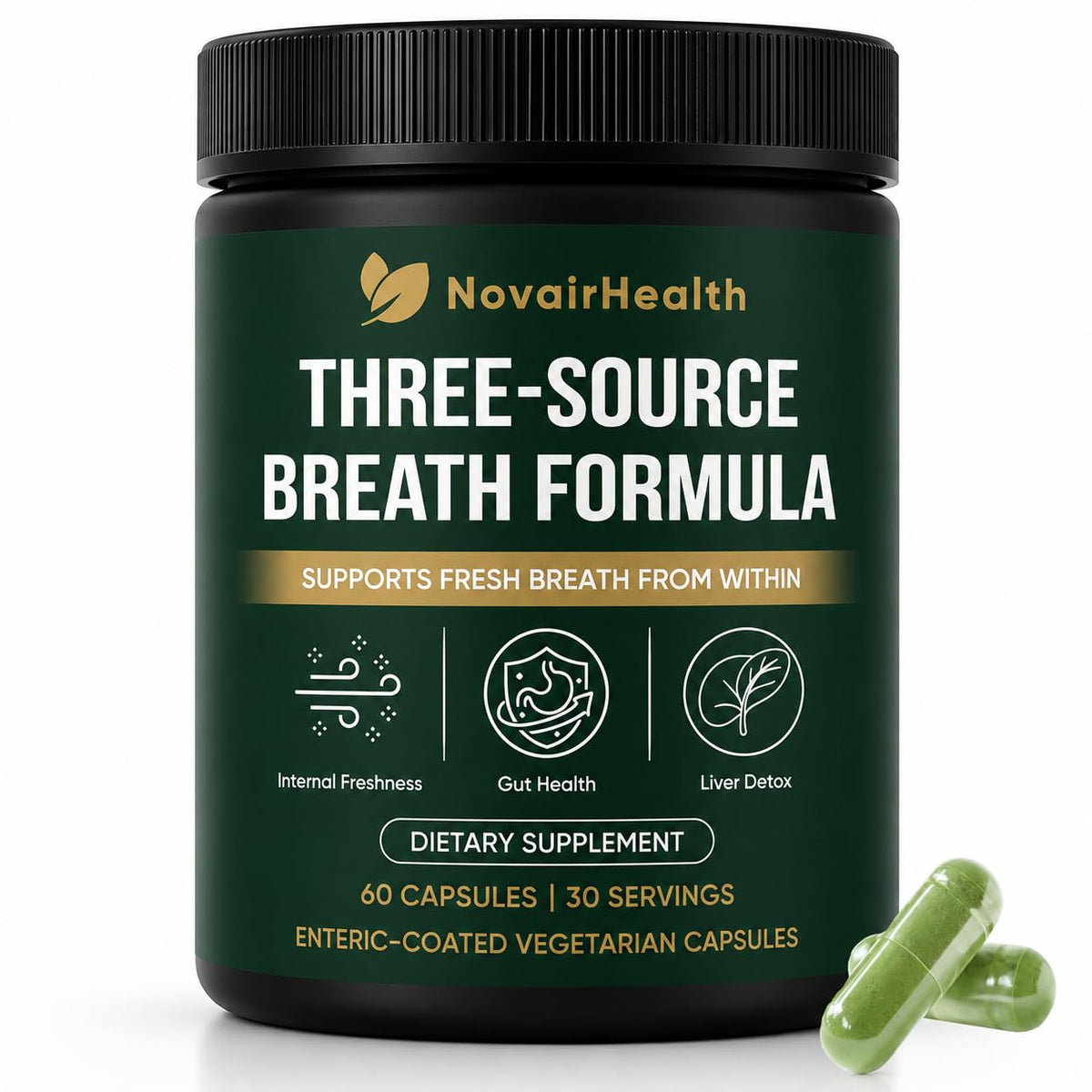 NovairHealth Nouri frente del empaque mostrando beneficios visibles