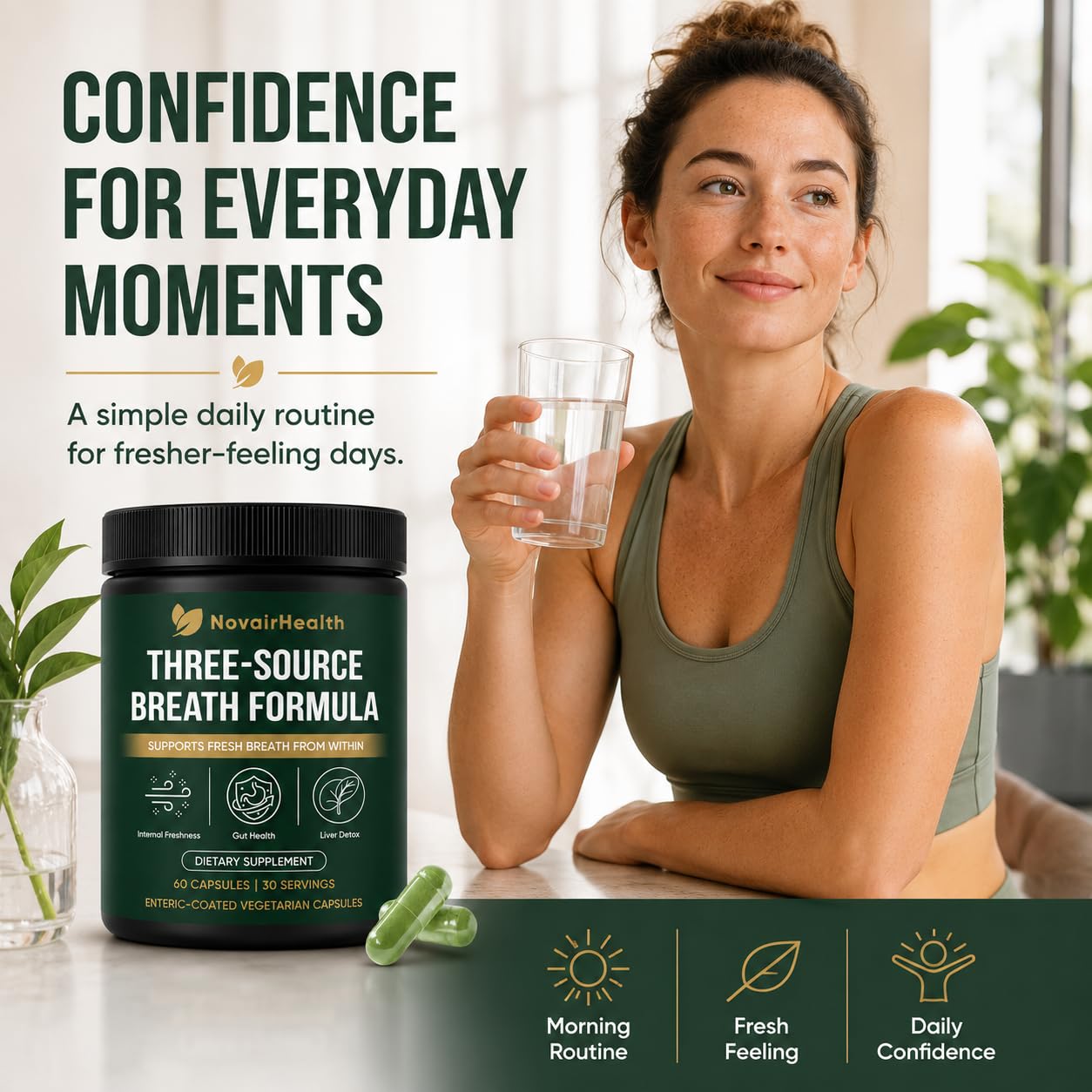 NovairHealth Nouri ingredientes clave berberina clorofilina alcachofera beneficios