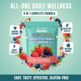 Novali Health ingredientes berry naturales ilustrativos y atractivos
