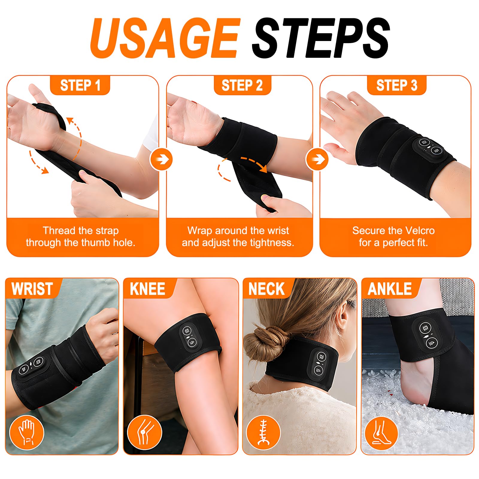 Novalume parte trasera con etiqueta y diseño ergonómico que asegura sujeción