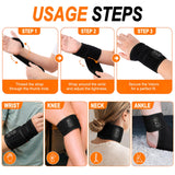 Novalume parte trasera con etiqueta y diseño ergonómico que asegura sujeción