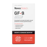 Novex Biotech GF-9 Core botella frontal mostrando etiqueta y beneficio claro