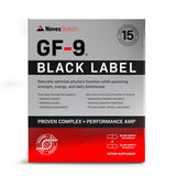 Novex Biotech GF-9 envase frontal mostrando el diseño y cantidad, confianza visual