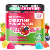 Novomins frasco frontal de gomitas que facilita consumo portátil