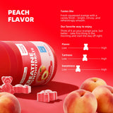 Novomins Nutrition frasco abierto con gominolas visibles y cantidad