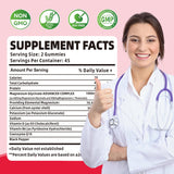 Novomins etiqueta de ingredientes destacando magnesio, vitaminas y CoQ10