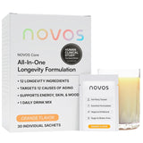 Novos empaque frontal mostrando sachets y beneficios claros