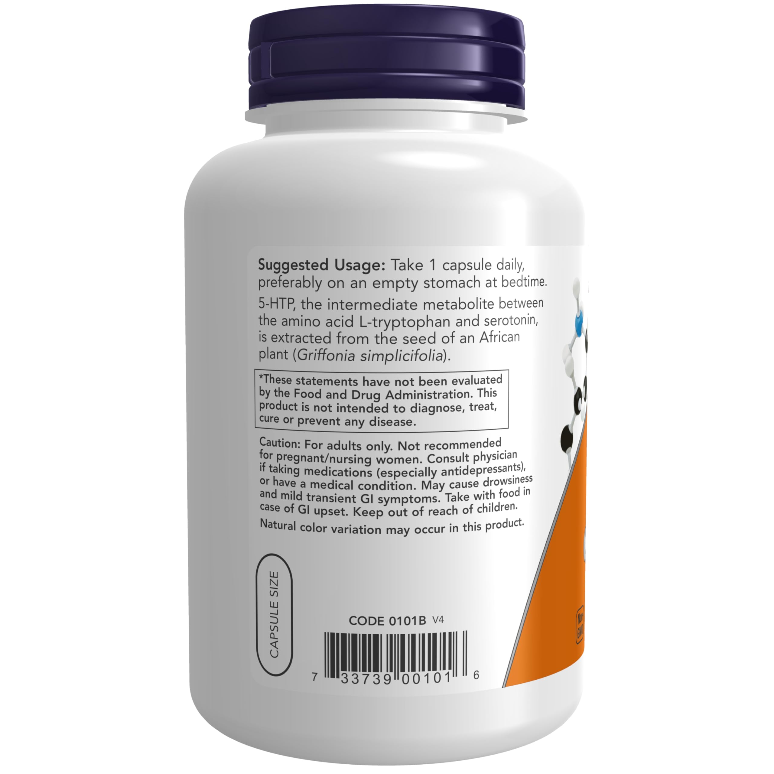 NOW Foods semillas de Griffonia simplicifolia fuente natural del 5-HTP