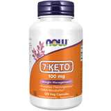 NOW Foods frasco frontal mostrando 120 cápsulas y beneficios