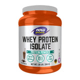NOW Foods envase frontal mostrando proteína aislada y beneficio claridad de información