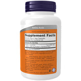 NOW Foods cápsula vegetal en primer plano, fácil de tragar y pura
