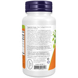 NOW Foods etiqueta con lista de ingredientes y certificaciones visibles