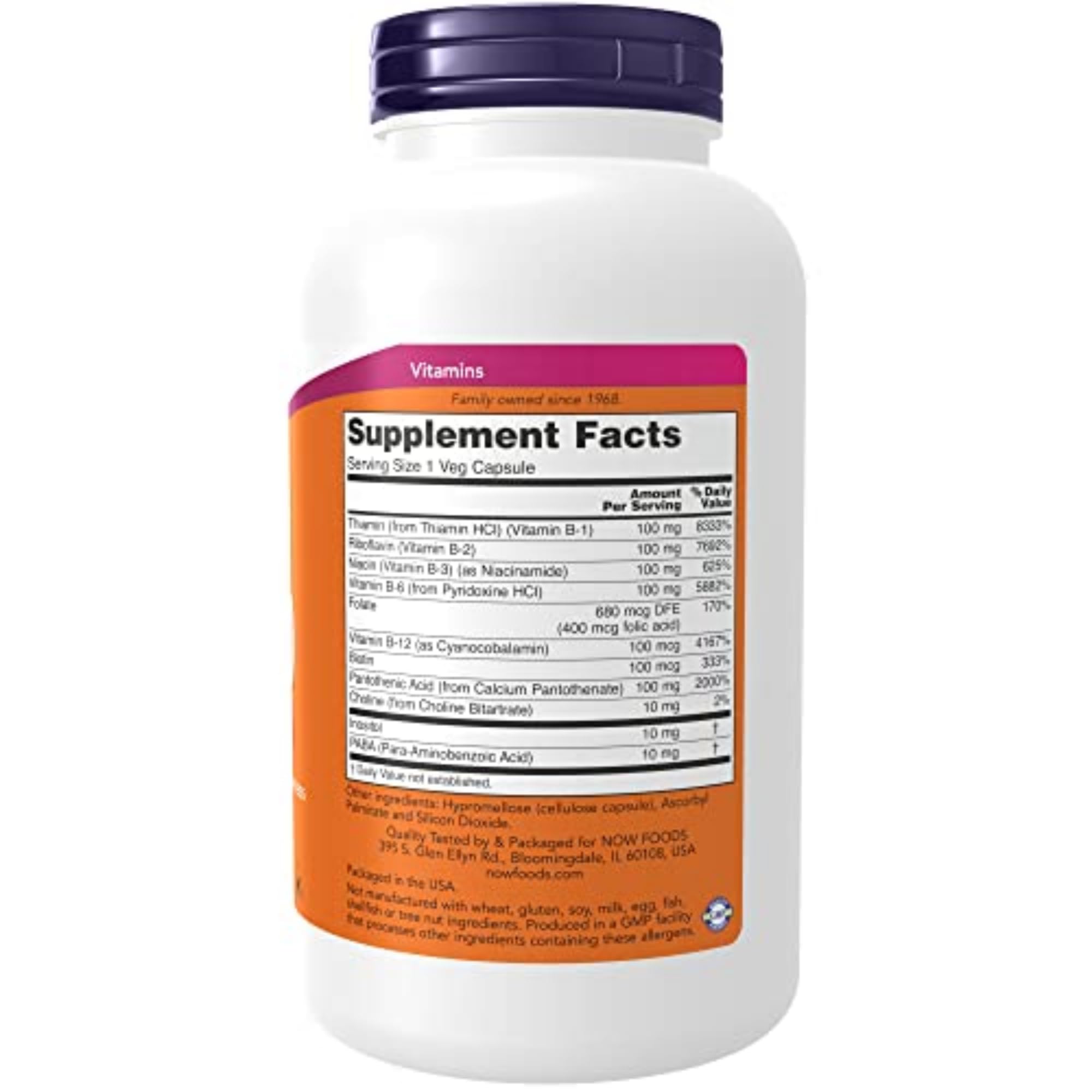 NOW Foods primer plano de cápsula vegetal para apreciar textura y tamaño