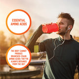 NOW Foods envase junto a objeto para comparar tamaño del producto