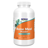NOW Foods envase frontal de Bone Meal Powder mostrando tamaño y marca