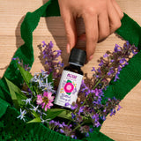 NOW Foods escena de ambiente romántico con Bottled Bouquet creando aroma cálido