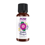 NOW Foods botella Bottled Bouquet frente del envase mostrando tamaño claro y tapa segura