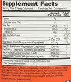 NOW Foods ingredientes Pau D'Arco, nogal negro y orégano en composición natural