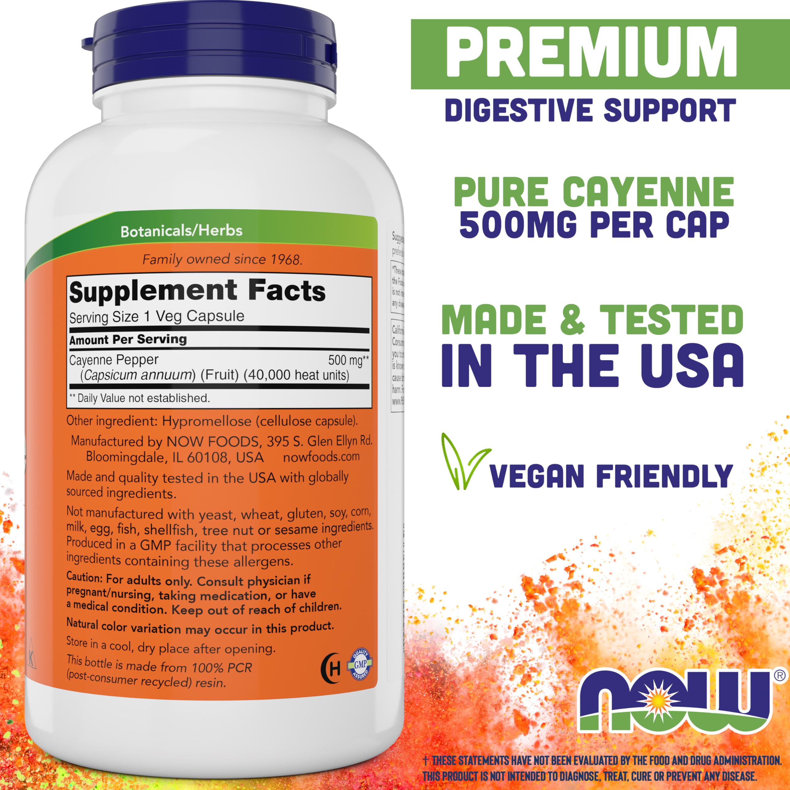 NOW Foods primer plano de cápsulas vegetales, textura y superficie uniforme