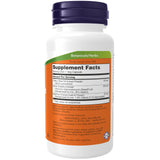 NOW Foods capsula vegetal en primer plano con textura detallada y calidad