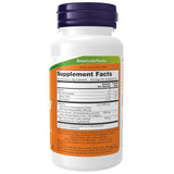 NOW Foods etiqueta con ingredientes y cantidades por porción