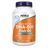 NOW Foods botella frontal mostrando 180 softgels y beneficio de alta concentración