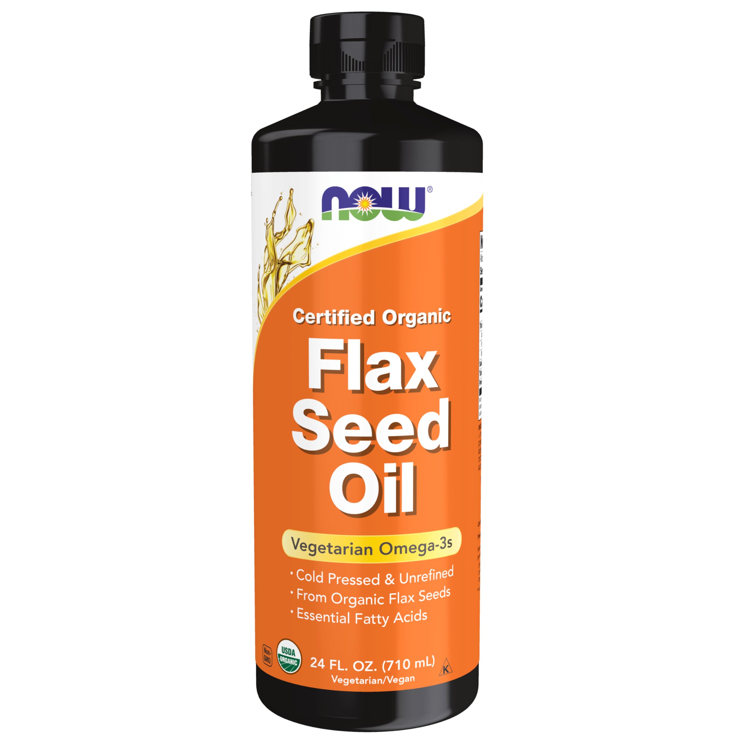 NOW Foods botella frontal color amarillo transparente y fresco