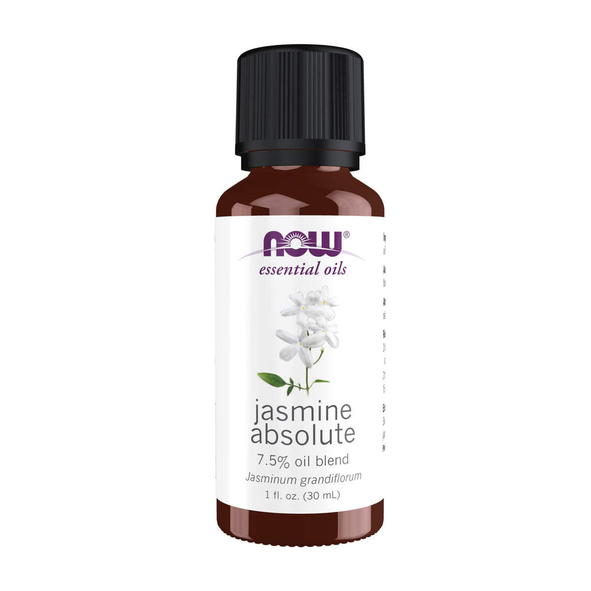 NOW Foods frente del envase mostrando aroma floral y pureza