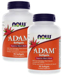 NOW Foods Adam frente del envase mostrando ingredientes y beneficios