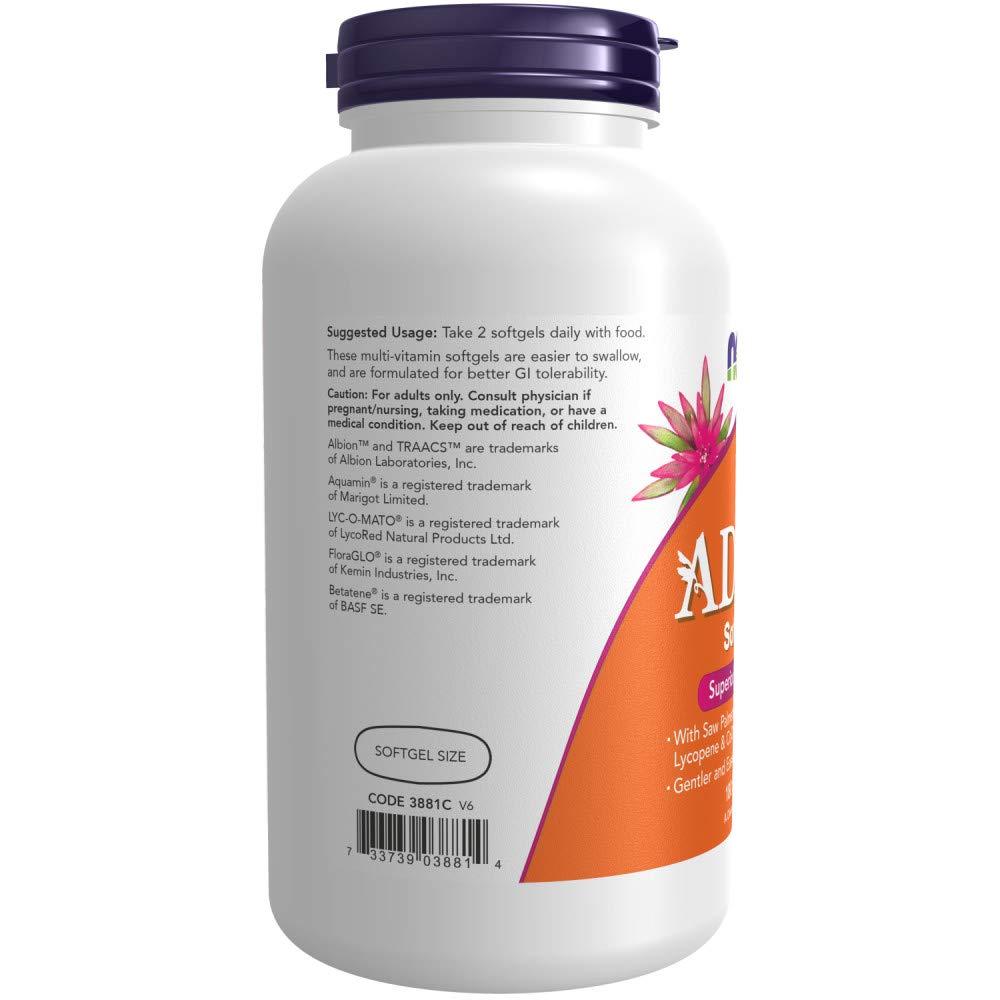 NOW Foods acercamiento a textura de softgel destacando fácil deglución y absorción cómoda