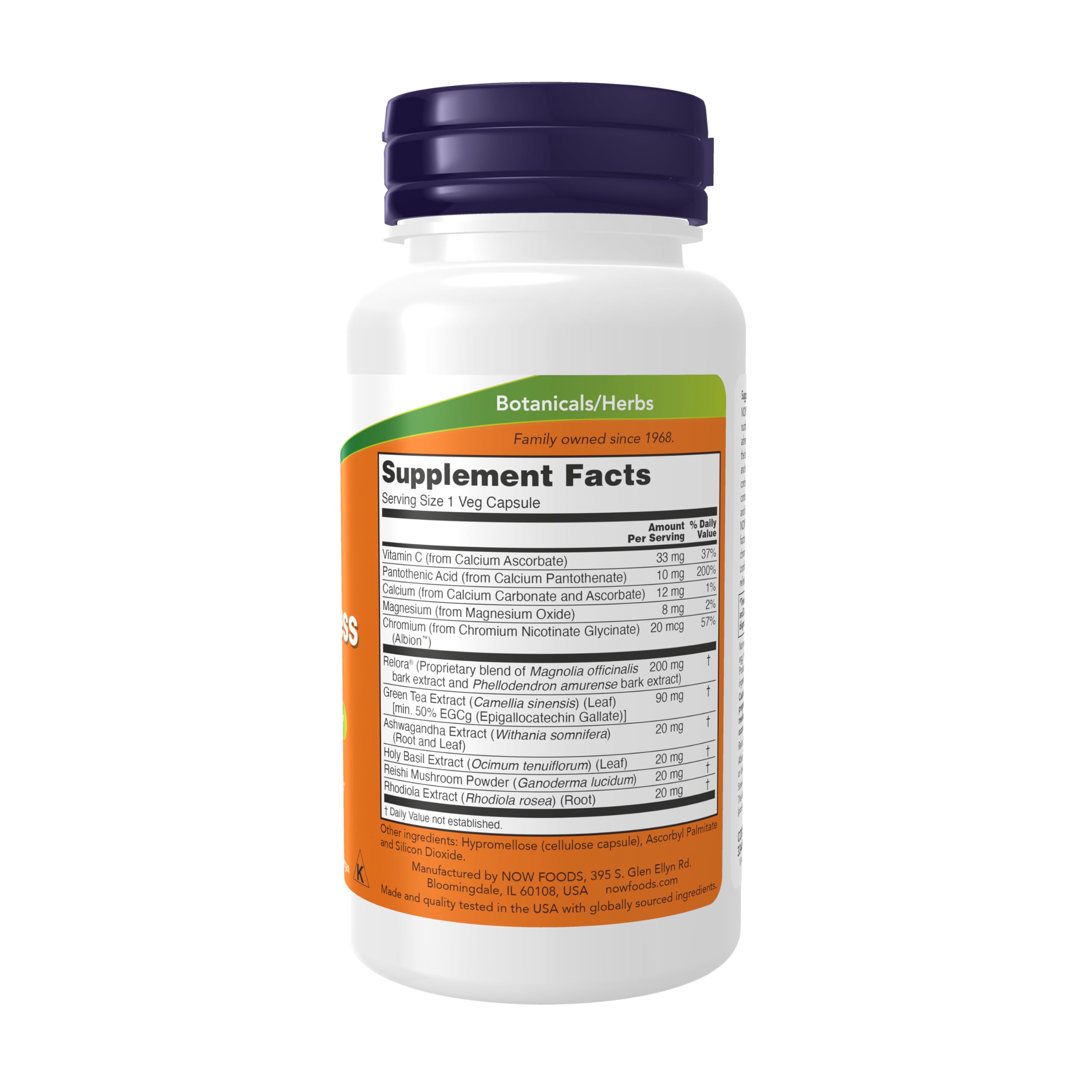 NOW Foods primer plano de cápsulas vegetales y textura suave para fácil ingestión