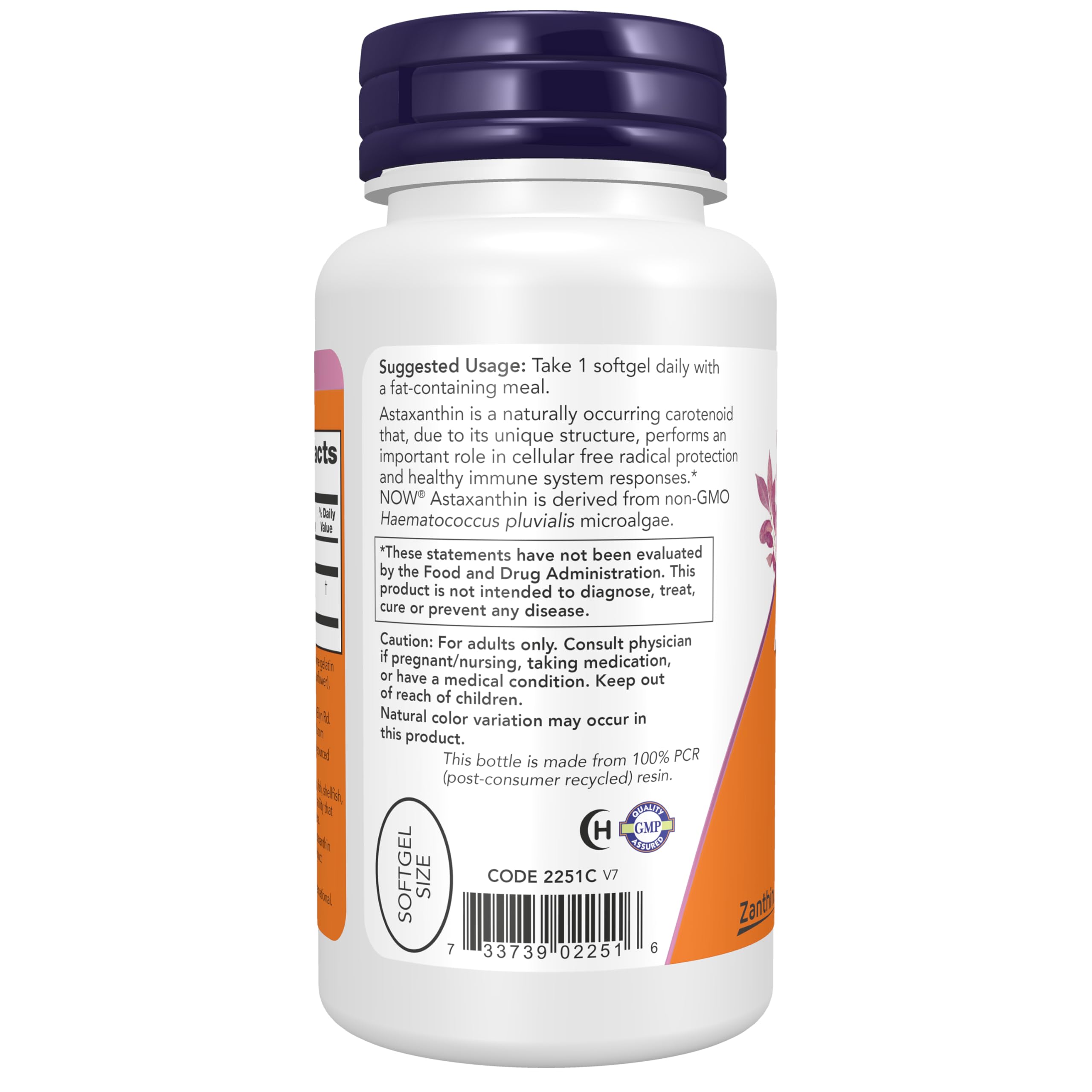 NOW Foods softgel junto a comida grasa para mejor absorción