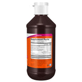 NOW Foods etiqueta con información de ingredientes y certificaciones visibles
