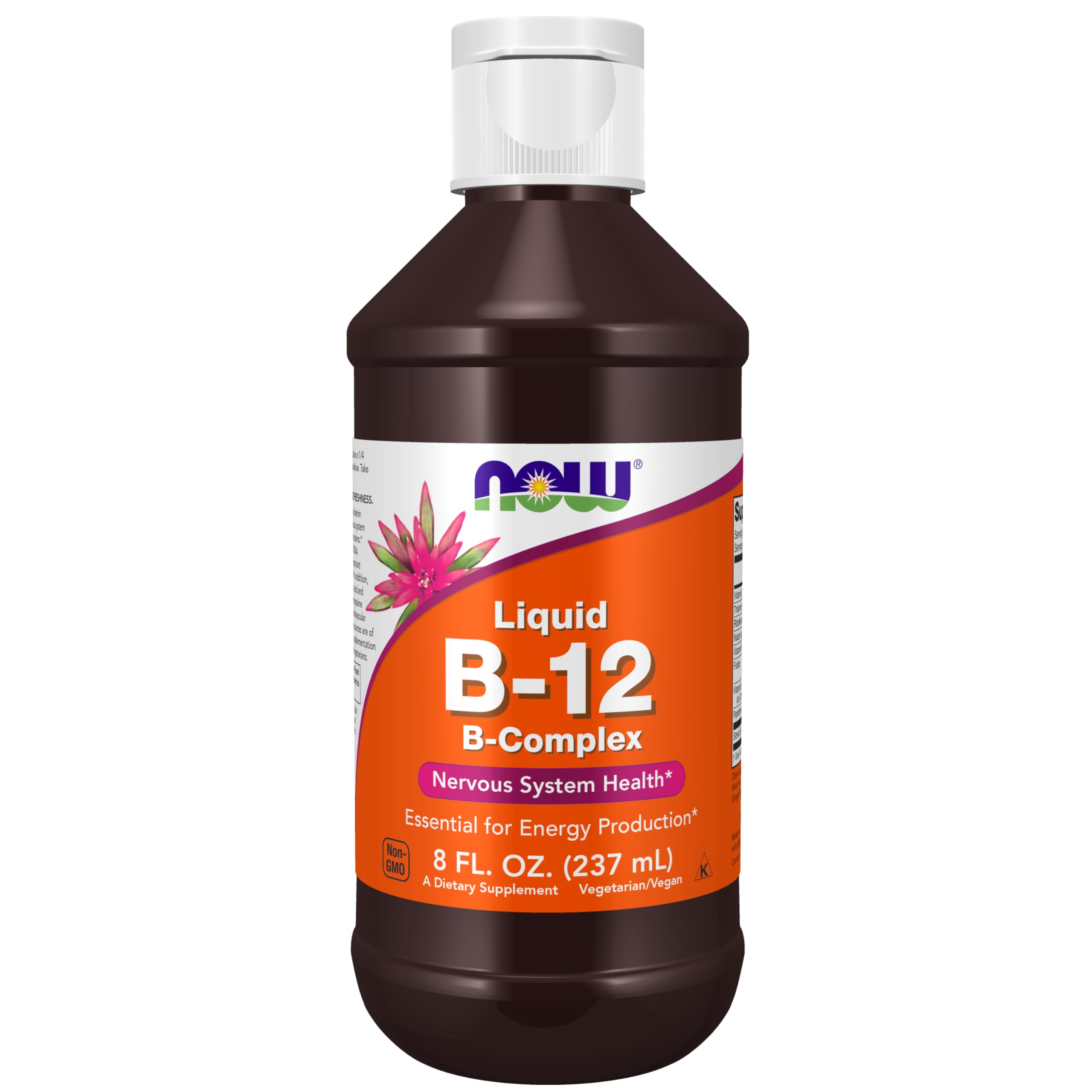 NOW Foods botella frontal mostrando etiqueta clara y beneficios visuales