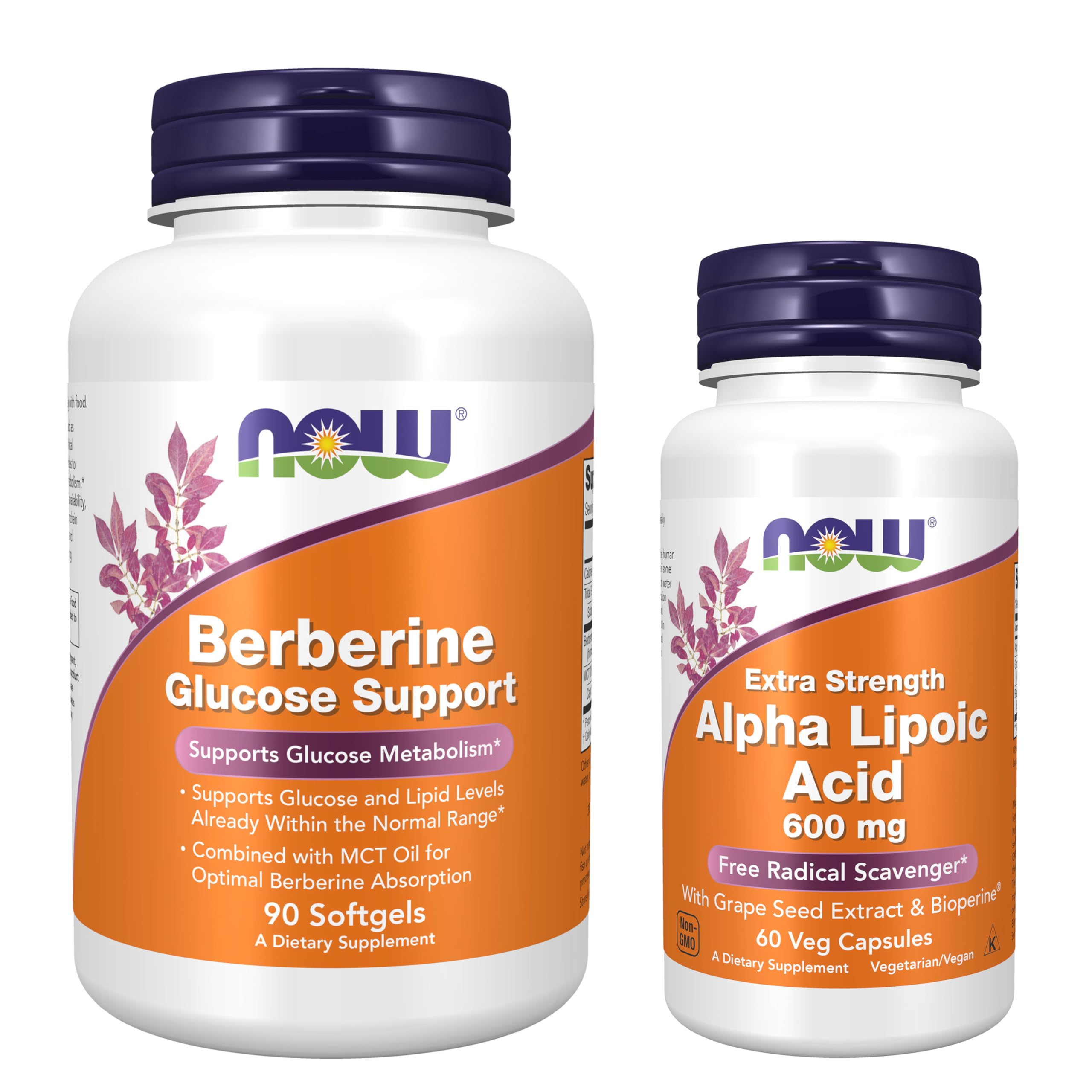 Now Foods berberina softgels vista frontal que facilita la identificación del producto