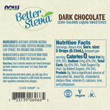 NOW Foods detalle de gotas de BetterStevia mostrando textura y dosificación precisa