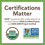 NOW Foods BetterStevia vertido en taza de té, endulza bebidas sin calorías