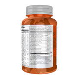 NOW Foods etiqueta con lista de ingredientes y sellos GMP para confianza