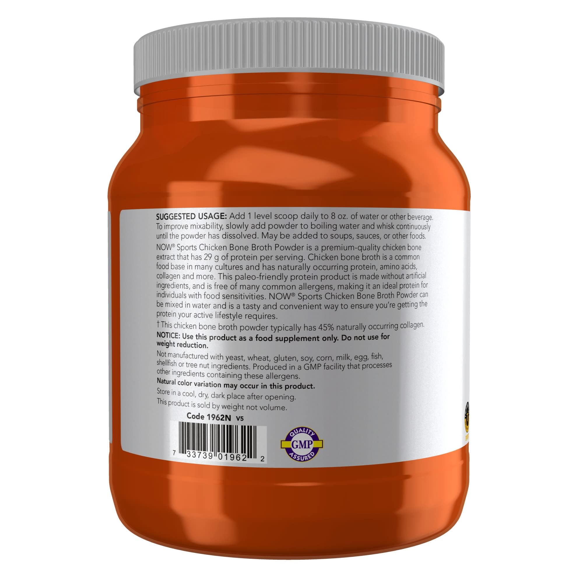 NOW Foods taza con caldo listo para beber energía proteica inmediata
