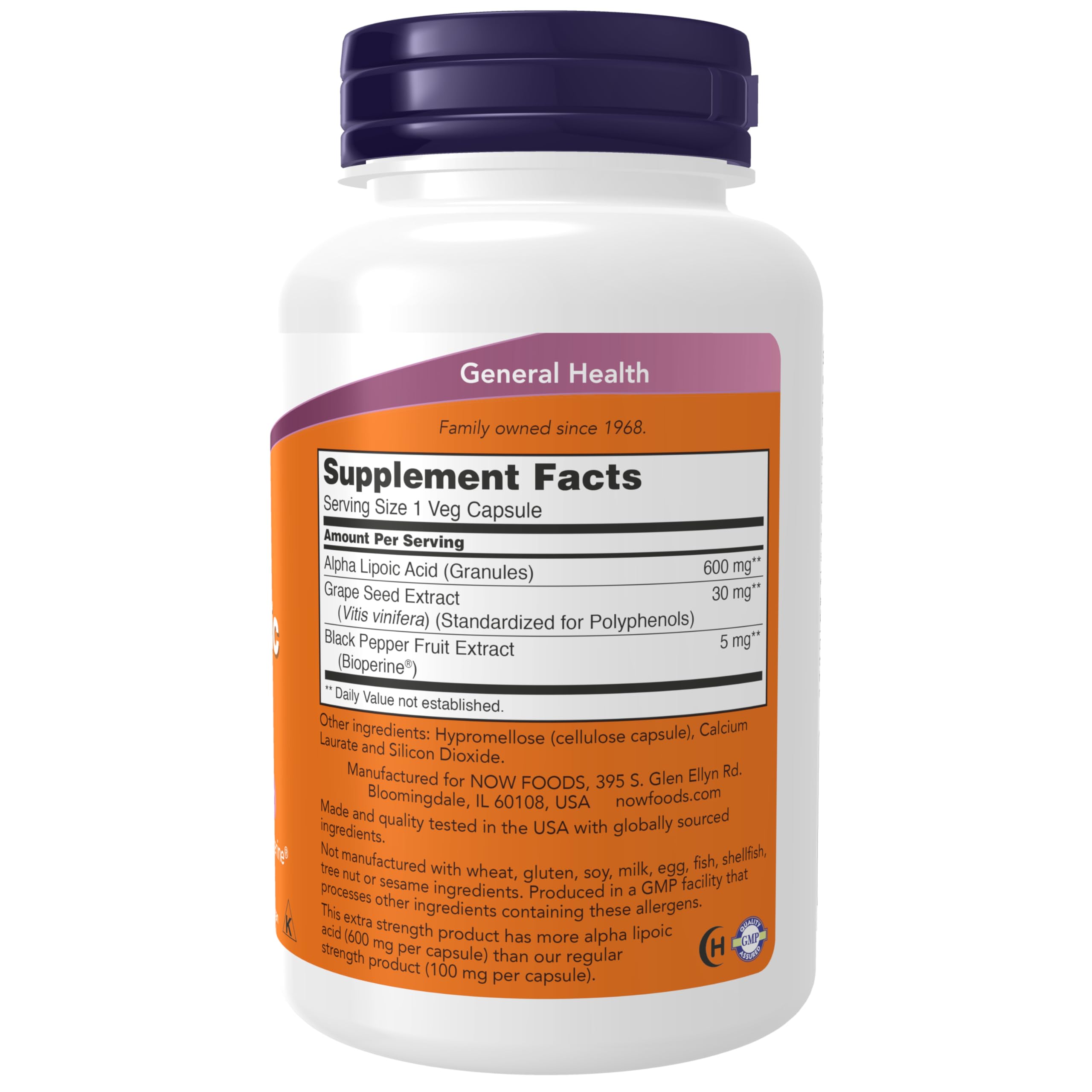NOW Foods cápsula detalle textura para verificar calidad vegetal