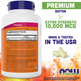 NOW Foods cápsula detalle de textura, muestra vegana y fácil absorción