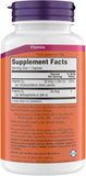 NOW Foods primer plano de cápsula vegetariana revelando su textura y pureza