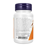 NOW Foods cápsula vegetal en primer plano que destaca formulación vegana