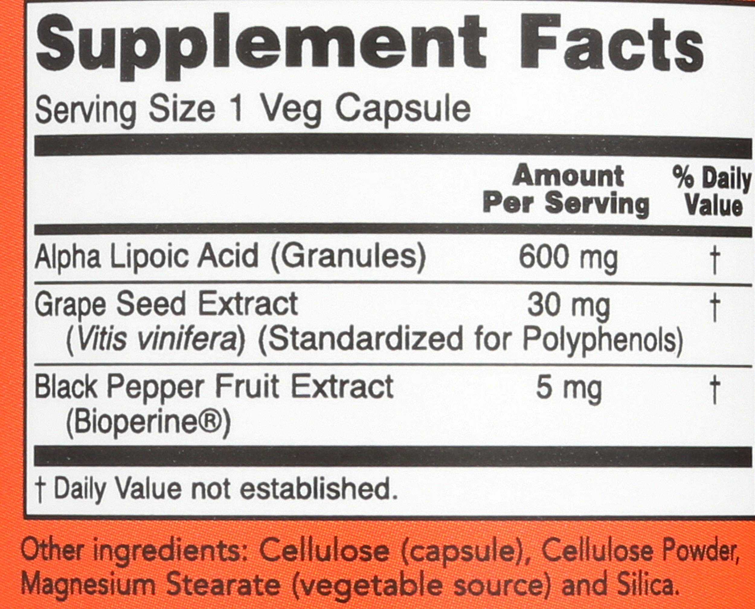Now Foods cápsulas abiertas con polvo para mostrar pureza y forma