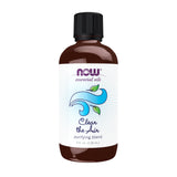 NOW Foods frente del envase mostrando botella y etiqueta clara beneficio purificante