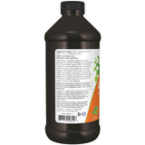 NOW Foods botella cerrada en mesa destacando conservación y practicidad