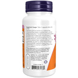 NOW Foods cápsula en mano para comparar tamaño y facilitar la toma