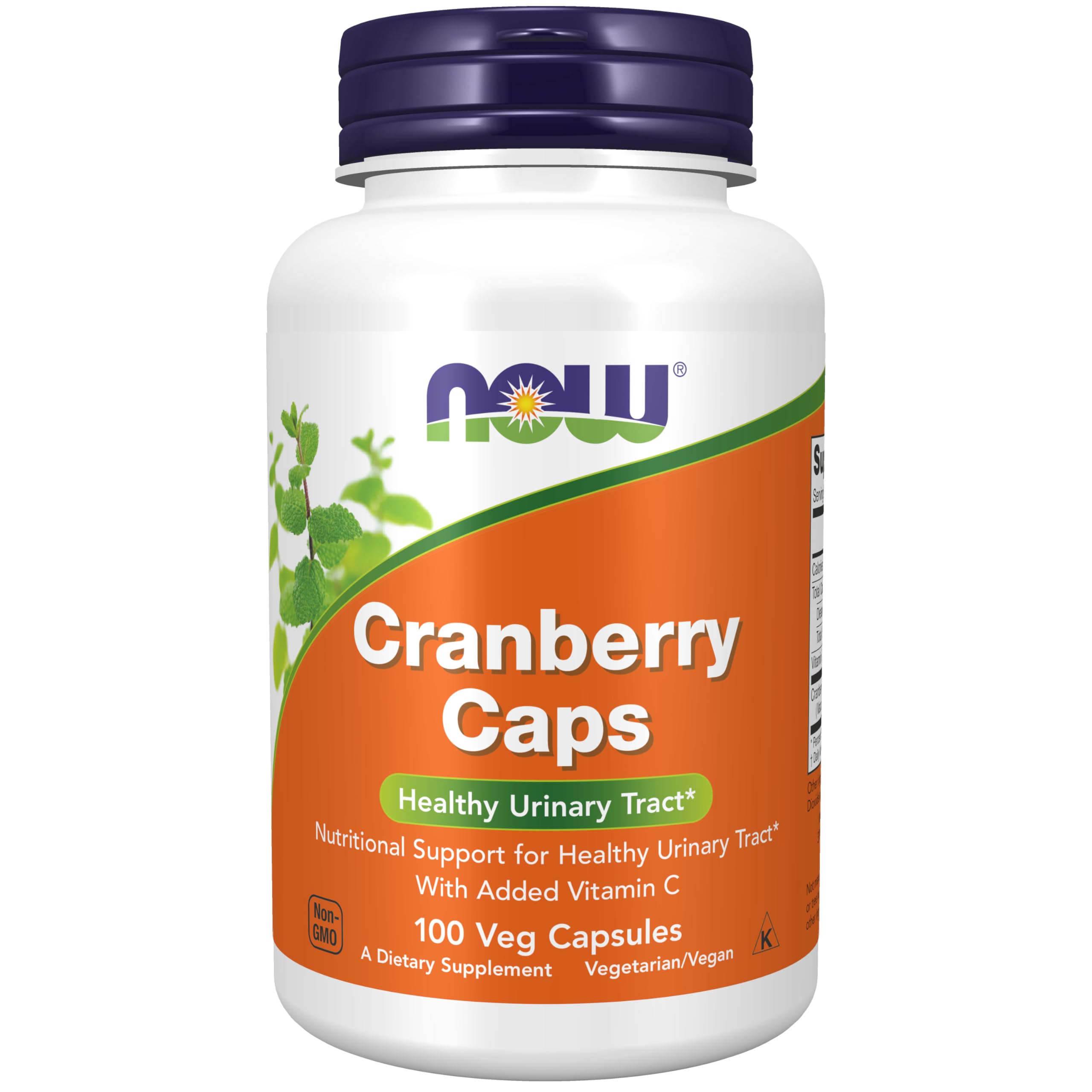 NOW Foods envase frontal del producto mostrando beneficio urinario