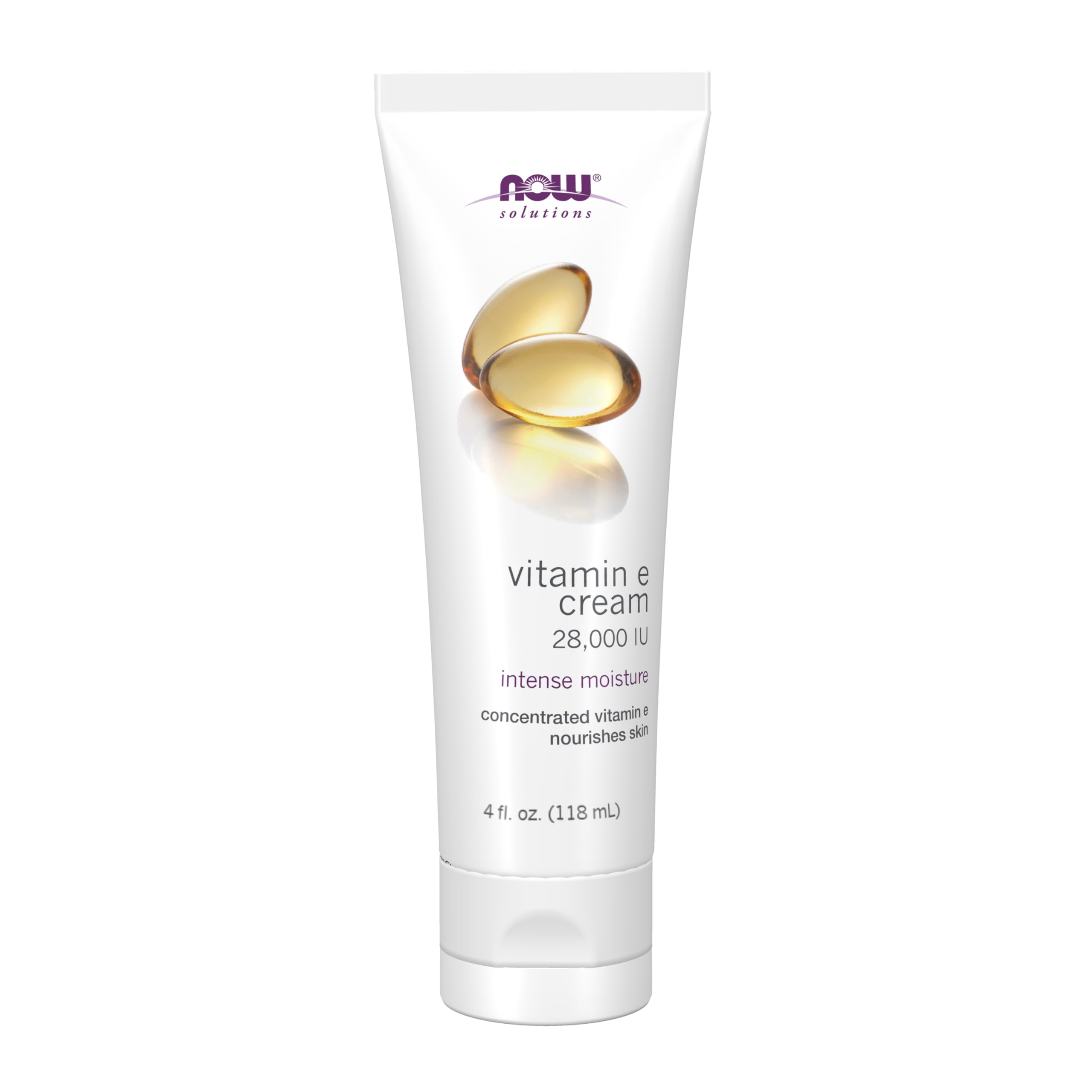 NOW Foods envase frontal mostrando crema nutritiva y tamaño práctico